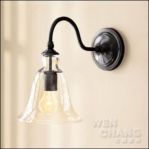 復古鄉村 蘇菲亞玻璃壁燈 廊道燈 金屬X玻璃 LB-020 復古鄉村 蘇菲亞玻璃壁燈 廊道燈 金屬X玻璃 LB-020