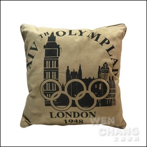 Vintage復古 倫敦奧運抱枕 靠枕 HA012-2《出清品恕不接受退換貨》 Vintage復古 倫敦奧運抱枕 靠枕 HA012-2《出清品恕不接受退換貨》