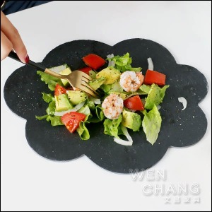 岩盤餐具 板岩石餐盤 托盤 雲朵大款 Z081-F 岩盤餐具 板岩石餐盤 托盤 雲朵大款 Z081-F