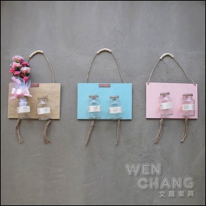 ZAKKA鄉村 玻璃瓶裝飾壁掛 寬型 玻璃植栽 Z074 ZAKKA鄉村 玻璃瓶裝飾壁掛 寬型 玻璃植栽 Z074