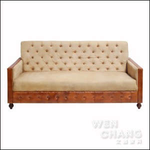 LOFT 復古工業 特維多拉扣三人沙發 SO030-3 LOFT 復古工業 特維多拉扣三人沙發 SO030-3