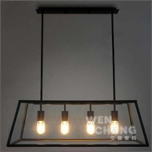 極簡北歐風 RH款 斐拉長型玻璃櫥窗吊燈 LC008 極簡北歐風 RH款 斐拉長型玻璃櫥窗吊燈 LC008