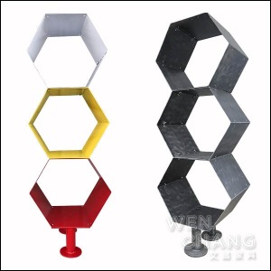 〈3顆組A款〉全鐵造型櫃 多彩金屬 蜂窩 蜂巢 書櫃 床頭櫃《出清品恕不接受退換貨》 〈3顆組A款〉全鐵造型櫃 多彩金屬 蜂窩 蜂巢 書櫃 床頭櫃《出清品恕不接受退換貨》