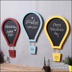 美式鄉村 ZAKKA 熱汽球造型黑板 小黑板 Z098 美式鄉村 ZAKKA 熱汽球造型黑板 小黑板 Z098