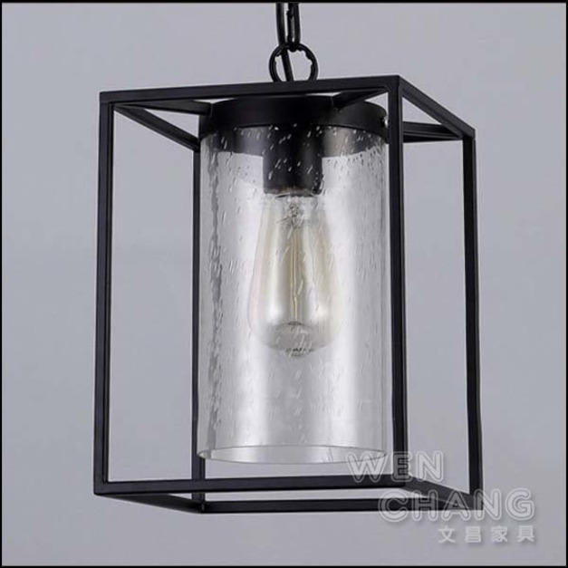 工業風 梅森吊燈 特殊氣泡玻璃 LC-066《特價》