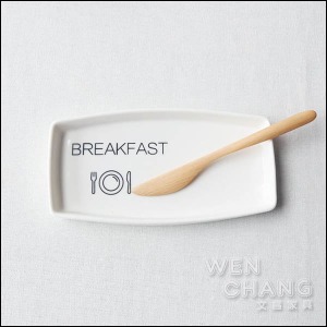 文青手繪風長方盤 早餐盤 水果盤 可微波 Z136-A 文青手繪風長方盤 早餐盤 水果盤 可微波 Z136-A