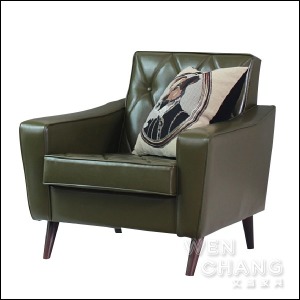 復古風 菱格單人沙發 休閒椅 SO026-1 復古風 菱格單人沙發 休閒椅 SO026-1