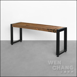 LOFT 工業風 希特鐵木長凳 仿舊 CU077 LOFT 工業風 希特鐵木長凳 仿舊 CU077