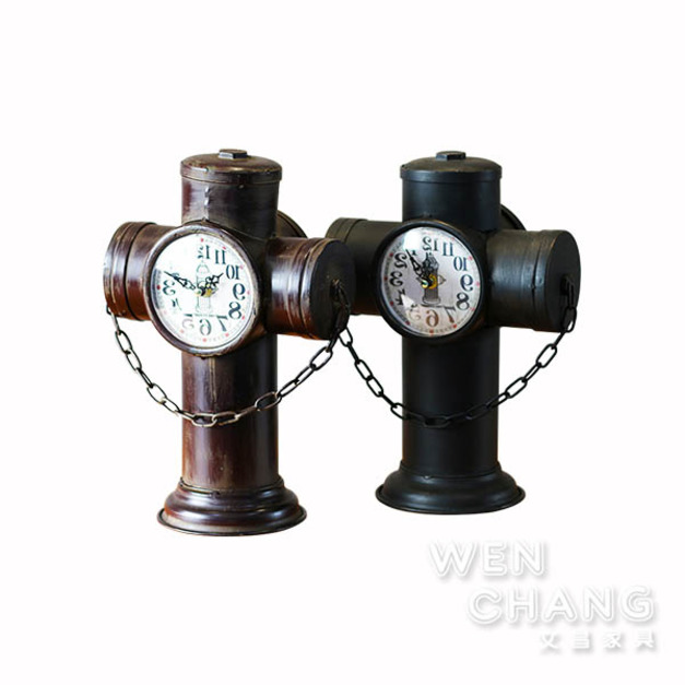 復古消防栓造型時鐘 仿舊 立鐘 Z167