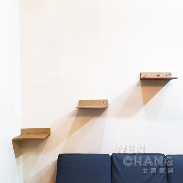 訂製品 實木 手工製 壁掛式三層貓跳台 三片ㄧ組 CU085 訂製品 實木 手工製 壁掛式三層貓跳台 三片ㄧ組 CU085