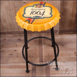 LOFT 美式 鄉村 工業風 復古 啤酒蓋 可樂 瓶蓋 造型 吧檯椅 特價 ST043 LOFT 美式 鄉村 工業風 復古 啤酒蓋 可樂 瓶蓋 造型 吧檯椅 特價 ST043