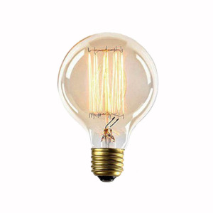 工業風 G80燈泡 40W 220V E27 球型 復古鎢絲燈泡 LBU-019 工業風 G80燈泡 40W 220V E27 球型 復古鎢絲燈泡 LBU-019