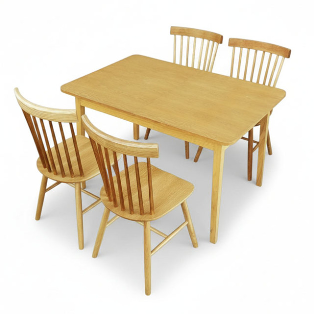 【安心搭配組 NO5.】白橡木餐椅 × 實用型餐桌的日常搭配提案 【安心搭配組 NO5.】白橡木餐椅 × 實用型餐桌的日常搭配提案