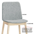 北歐風實木 卡羅 餐椅 亞麻灰 / 咖啡皮|水洗白實木骨架|現代簡約風格推薦 CHR099_3 北歐風實木 卡羅 餐椅 亞麻灰 / 咖啡皮|水洗白實木骨架|現代簡約風格推薦 CHR099_3