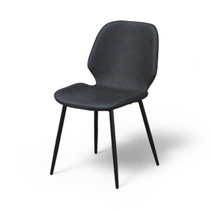 艾略特餐椅 CHR100|現代工業風 × 霧皮質感|舒適包覆 × 高耐用金屬腳 艾略特餐椅 CHR100|現代工業風 × 霧皮質感|舒適包覆 × 高耐用金屬腳