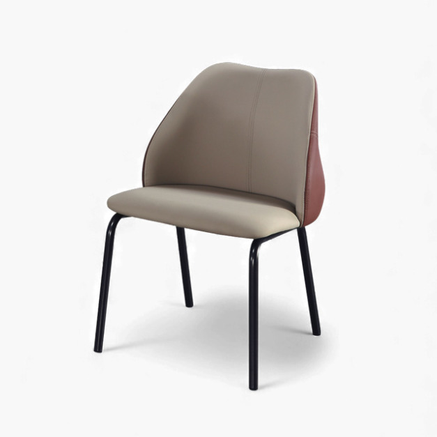 露娜餐椅 Luna Chair CHR107|北歐柔光系設計 × 雙色皮革質感 露娜餐椅 Luna Chair CHR107|北歐柔光系設計 × 雙色皮革質感
