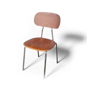 赫本木質學生椅 CH109|曲木工藝 X 金屬不鏽鋼鐵腳|咖啡廳、書房、餐廳首選 赫本木質學生椅 CH109|曲木工藝 X 金屬不鏽鋼鐵腳|咖啡廳、書房、餐廳首選