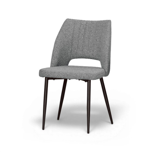 【格蕾 Grace】北歐美背鏤空亞麻餐椅 CHR110 (灰色)|直紋靠背/化妝椅/商空咖啡廳推薦 特價 【格蕾 Grace】北歐美背鏤空亞麻餐椅 CHR110 (灰色)|直紋靠背/化妝椅/商空咖啡廳推薦 特價