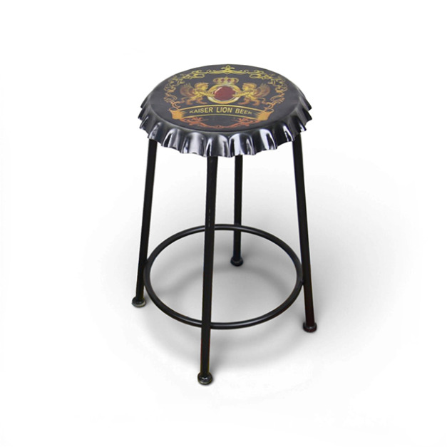 【微醺派對】美式復古啤酒蓋造型 中島吧檯椅 ST043 (高度60cm)|Zubr / 1664 / 獅王 鐵件圓凳 (餐酒館/酒吧推薦) 【微醺派對】美式復古啤酒蓋造型 中島吧檯椅 ST043 (高度60cm)|Zubr / 1664 / 獅王 鐵件圓凳 (餐酒館/酒吧推薦)