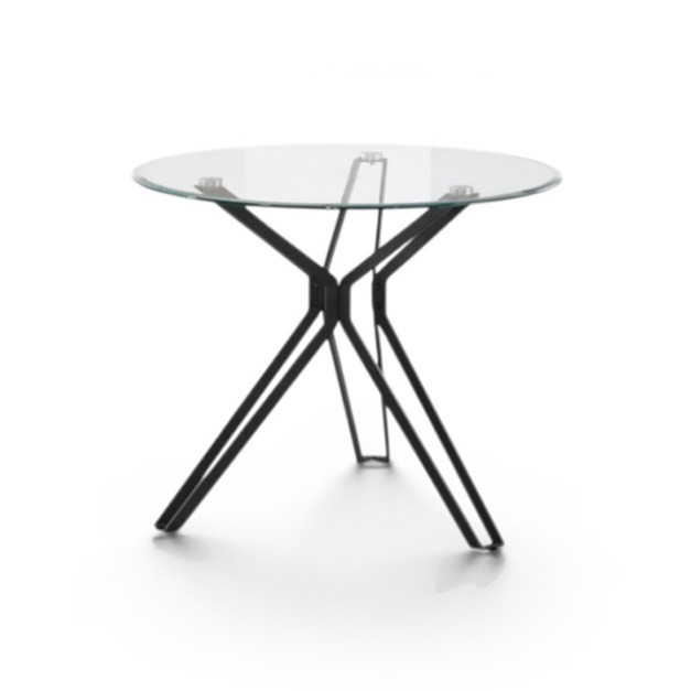 克洛斯 現代幾何 透視 玻璃圓桌 3尺 Cross Table (小坪數餐桌/咖啡洽談桌/商空首選) TBB003 克洛斯 現代幾何 透視 玻璃圓桌 3尺 Cross Table (小坪數餐桌/咖啡洽談桌/商空首選) TBB003