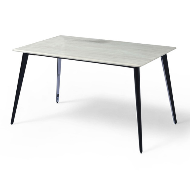 天然石紋餐桌 130cm|雲光岩紋餐桌|北歐現代餐桌|金屬鐵腳|小家庭四人桌|客廳餐廳工作桌|TBB060 天然石紋餐桌 130cm|雲光岩紋餐桌|北歐現代餐桌|金屬鐵腳|小家庭四人桌|客廳餐廳工作桌|TBB060