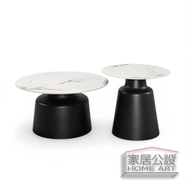 【莫比烏斯 Mobius】岩板雕塑大小茶几組|耐磨大理石紋圓桌 (客廳/公設會所/現代簡約) TBB008 【莫比烏斯 Mobius】岩板雕塑大小茶几組|耐磨大理石紋圓桌 (客廳/公設會所/現代簡約) TBB008