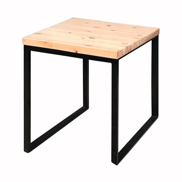 訂製品 花旗松方管口字桌 方桌 餐桌 洽談桌 CU015