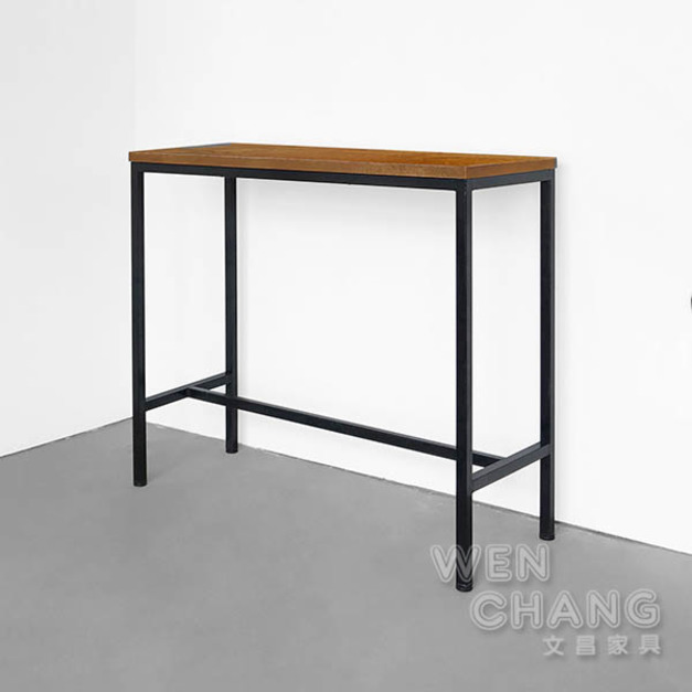 訂製品 LOFT 工業風 吧台桌 吧桌 鐵腳+實木桌面 吧檯桌 CUA-001