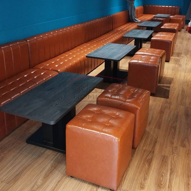 復古方格酒吧小沙發