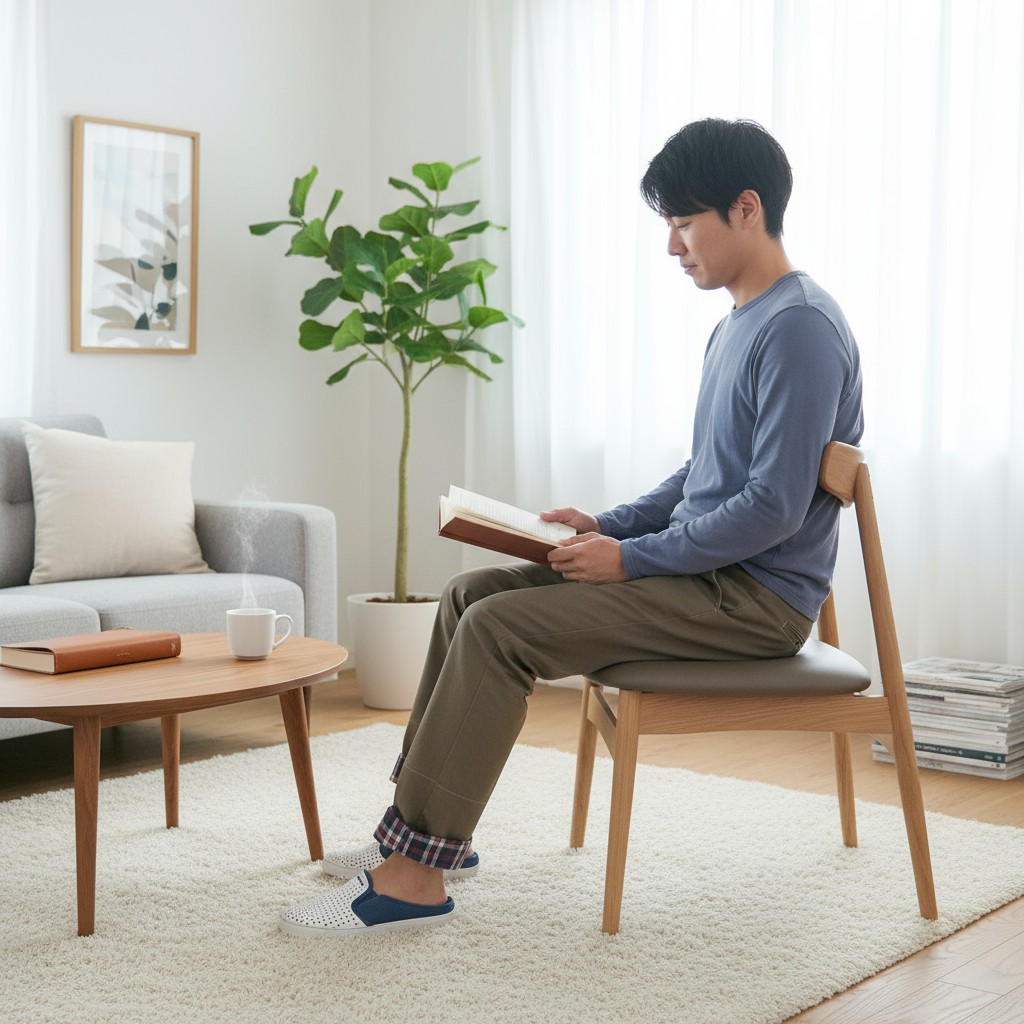 剛剛好角度的舒適靠背