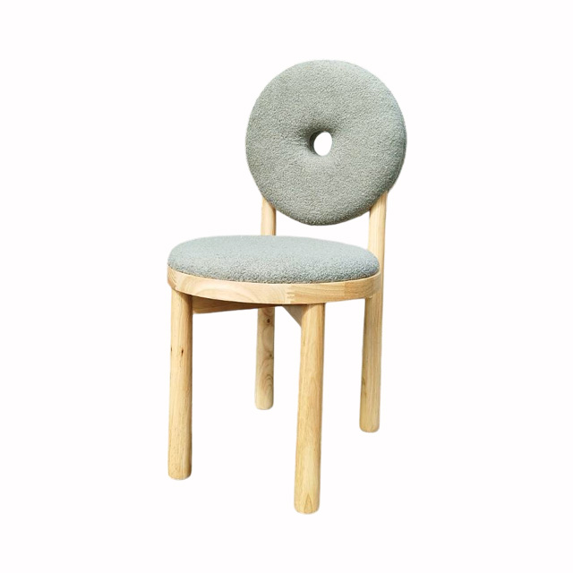 奶油風 甜甜圈 餐椅 CH099 北歐風圓背設計椅 休閒椅 書房椅 咖啡廳餐椅 商空椅