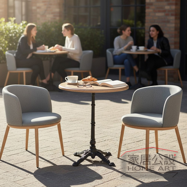 搭配原木色桌非常適合