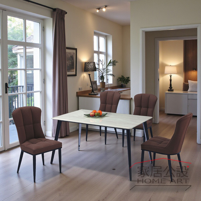 搭配石板桌特別適合