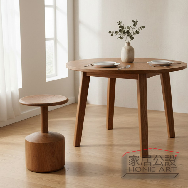 巴比Bobby 芒果木實木拼接椅凳 ST071,標準46cm高原木單椅