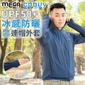 【MEGA COOUV】防曬深藍色外套 男女共版 UV-406_1 【MEGA COOUV】防曬深藍色外套 男女共版 UV-406_1