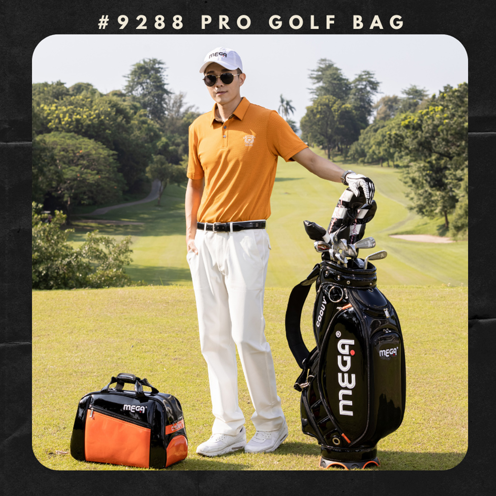 MEGA GOLF PRO GOLF BAG 背面展示