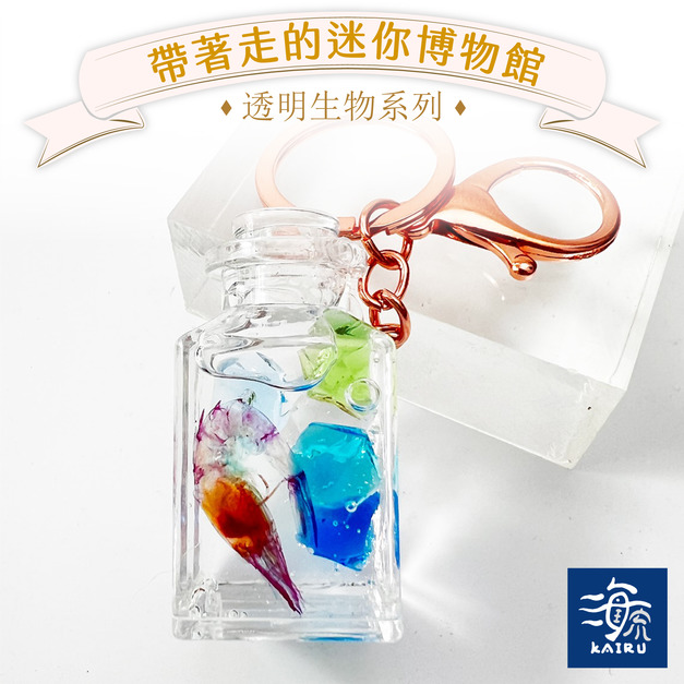 帶著走的迷你博物館 壓克力透明標本鑰匙圈 刺蝦 甲殼類類標本 台灣海洋生物 帶著走的迷你博物館 壓克力透明標本鑰匙圈 刺蝦 甲殼類類標本 台灣海洋生物