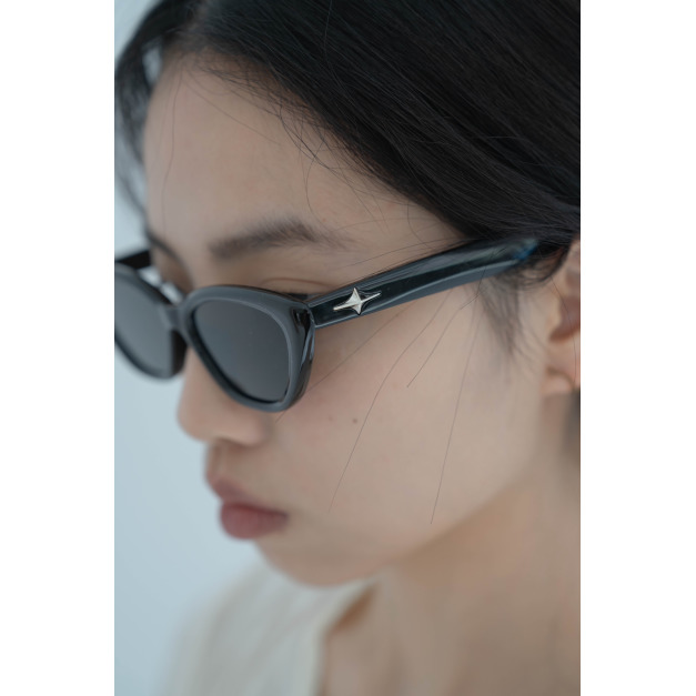 【jnauxz】質感歐美貓眼流星鉚釘造型墨鏡 (兩款) 【jnauxz】質感歐美貓眼流星鉚釘造型墨鏡 (兩款)