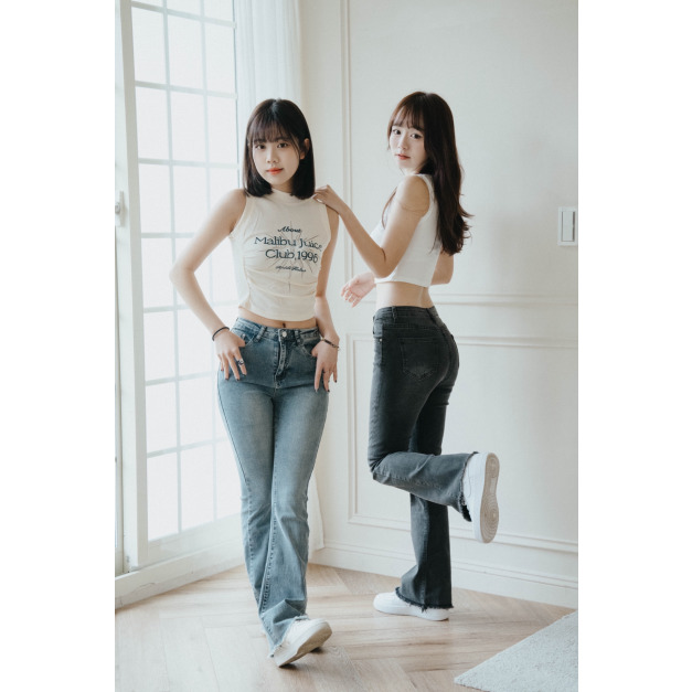 【jnauxz】現貨藍L!! 藍調爵士 毛邊微喇叭高腰牛仔褲 (三色) 【jnauxz】現貨藍L!! 藍調爵士 毛邊微喇叭高腰牛仔褲 (三色)