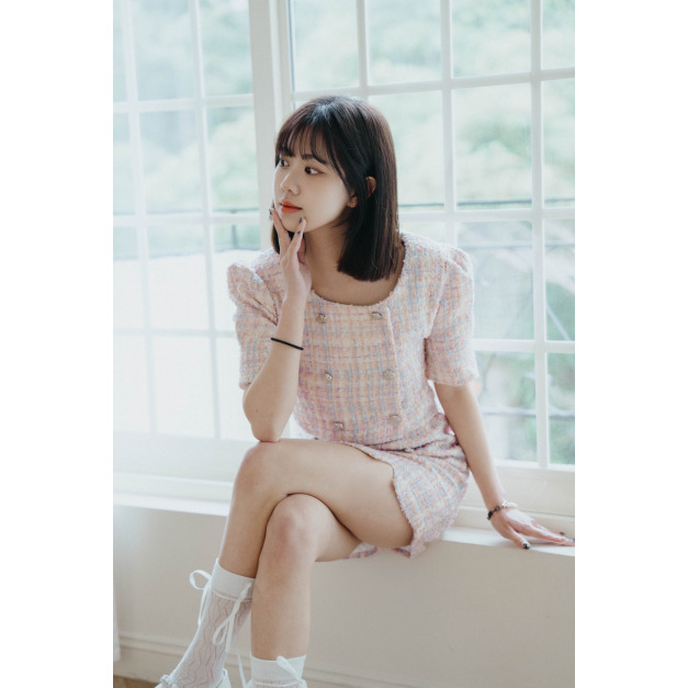 【jnauxz】現貨S!! 售完不補 粉晶之戀 糖果色小香風氣質套裝 【jnauxz】現貨S!! 售完不補 粉晶之戀 糖果色小香風氣質套裝