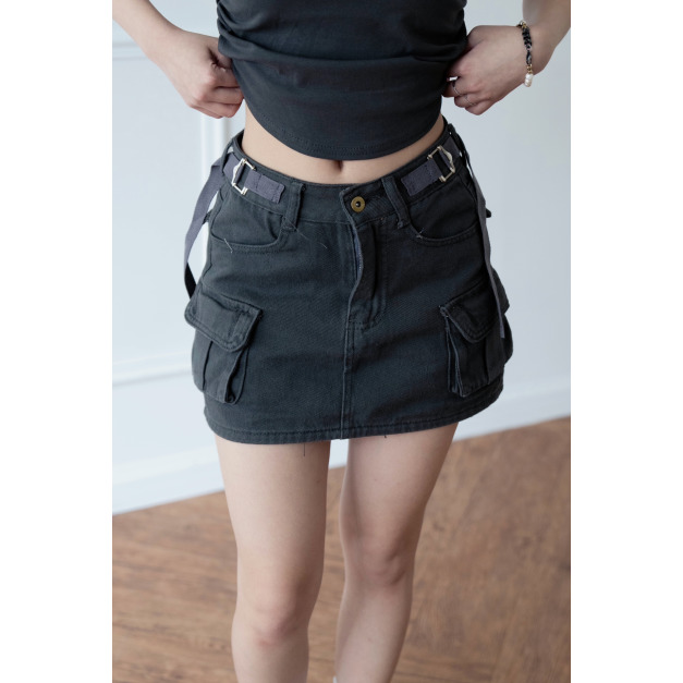 【jnauxz】粉紫/軍綠現貨XS!! 美式甜心 版型敲好滴復古工裝裙 (三色) 【jnauxz】粉紫/軍綠現貨XS!! 美式甜心 版型敲好滴復古工裝裙 (三色)