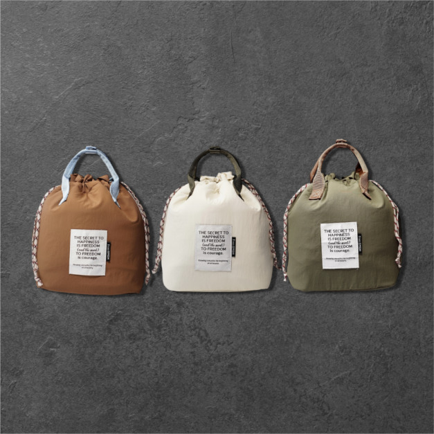 游牧午餐袋 松綠/米白/茶棕 游牧午餐袋 松綠/米白/茶棕