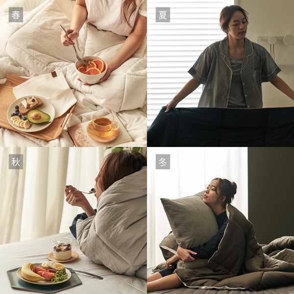 四季可用的 BODYLUV 麻藥雙面棉被