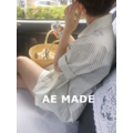(MADE)chill day 條紋短袖襯衫 (MADE)chill day 條紋短袖襯衫