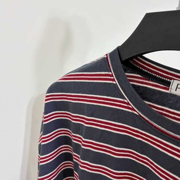 (本期推薦)慵懶隨性寬寬鬆鬆條紋T - 深灰、海軍藍、灰 (本期推薦)慵懶隨性寬寬鬆鬆條紋T - 深灰、海軍藍、灰