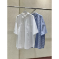 (本期推薦)(設計師款)小男孩短袖襯衫 - 藍色條紋_1 (本期推薦)(設計師款)小男孩短袖襯衫 - 藍色條紋_1