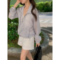 透膚冰沙夾克 - 灰藍_1 透膚冰沙夾克 - 灰藍_1