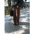 必入!!(設計師款)乾淨極簡豎紋長褲 - 咖啡、米白 必入!!(設計師款)乾淨極簡豎紋長褲 - 咖啡、米白