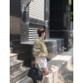 (本期推薦)(設計師款)弧形感仿麂皮夾克 - 米沙、咖啡 (本期推薦)(設計師款)弧形感仿麂皮夾克 - 米沙、咖啡