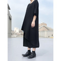 Jul 18SS NEW OVERSIZE垂墜不規則開衩設計長版上衣 黑 Jul 18SS NEW OVERSIZE垂墜不規則開衩設計長版上衣 黑